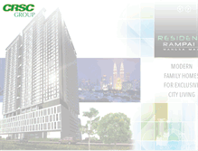 Tablet Screenshot of crscproperty.com